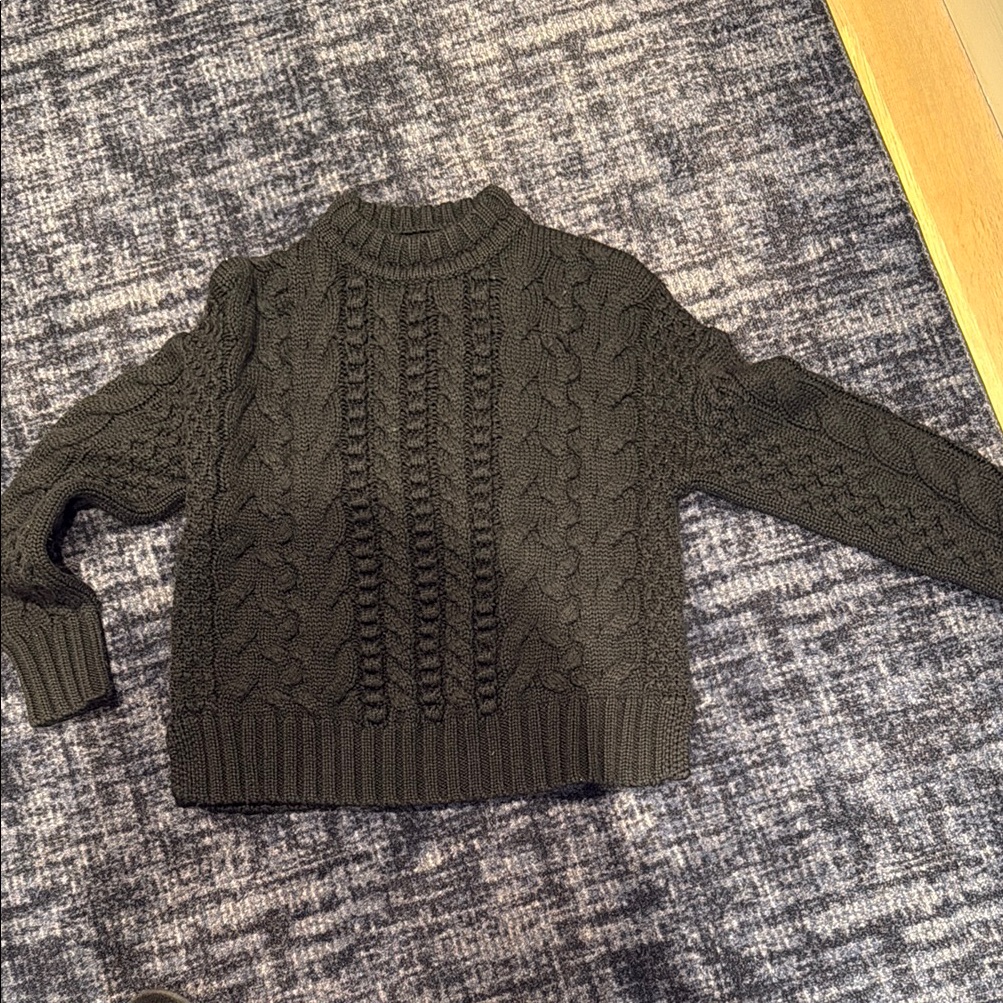 Jason Wu Olive Cable Knit Sweater